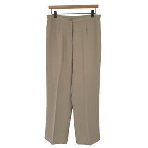 Pendleton Womens Beige High-Waisted Trousers pants Size 10 short